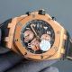 HBF Factory Replica Audemars Piguet Royal Oak Offshore Black Face Rose Gold Case Chronograph (3)_th.jpg